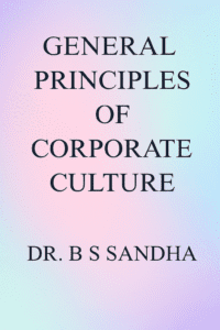 Genral Principal of Carporate Culture